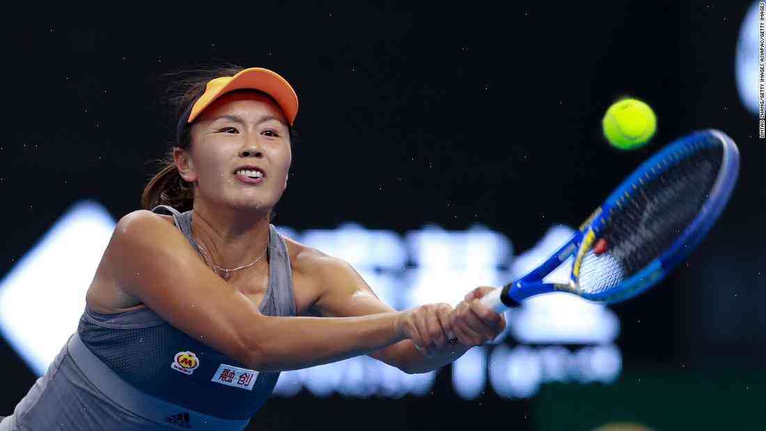 Chinese tennis star Peng Shuai hospitalised with 'heavyly dehydrated' condition